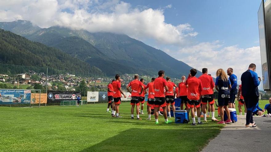 Tercera sesión del stage del Real Mallorca en Fulpmes.