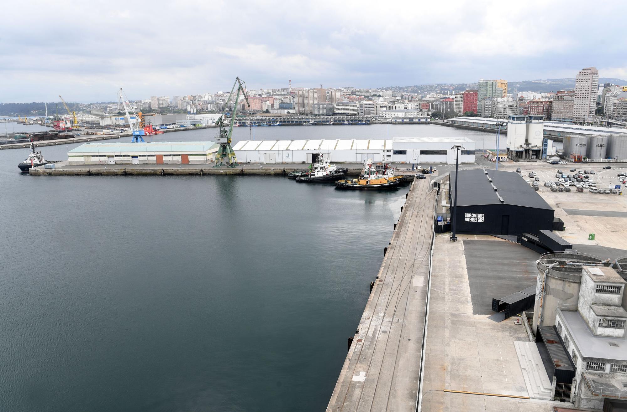 Así se ve A Coruña desde la noria del puerto