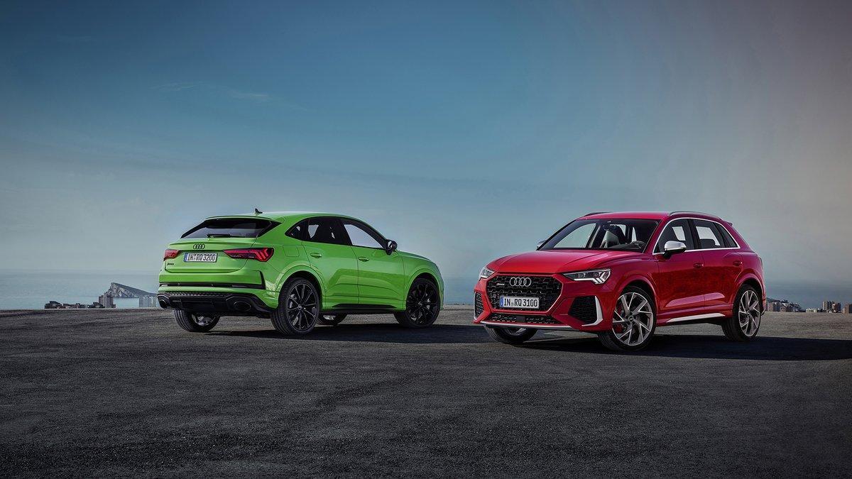 Audi RS Q3 (derecha) y RS Q3 Sportback.