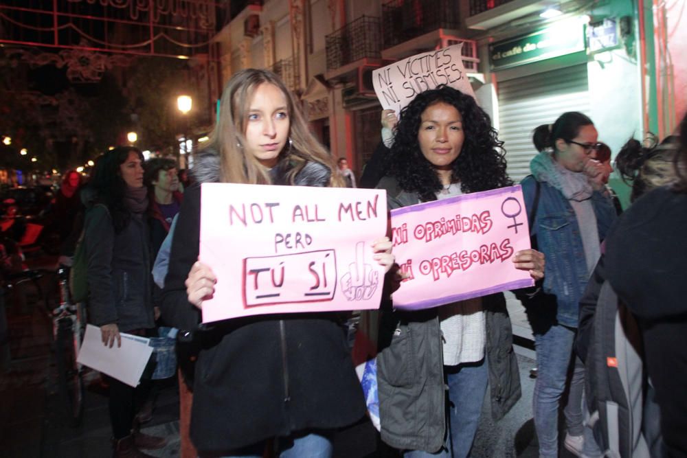 Marcha feminista en València