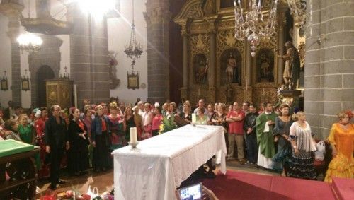 Ofrenda Feria andaluza de Octubre en Teror