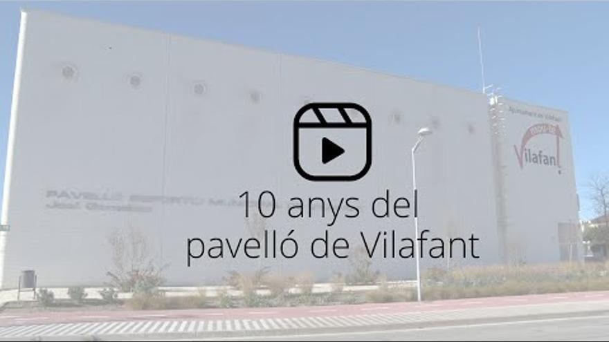 Vilafant commemora amb un vídeo els deu anys del pavelló Joel González