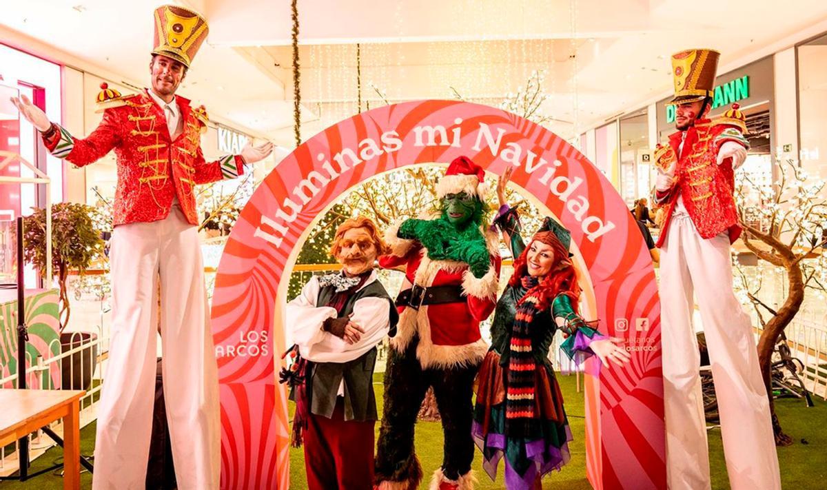 Anuncio de las actividades navideñas de Los Arcos.