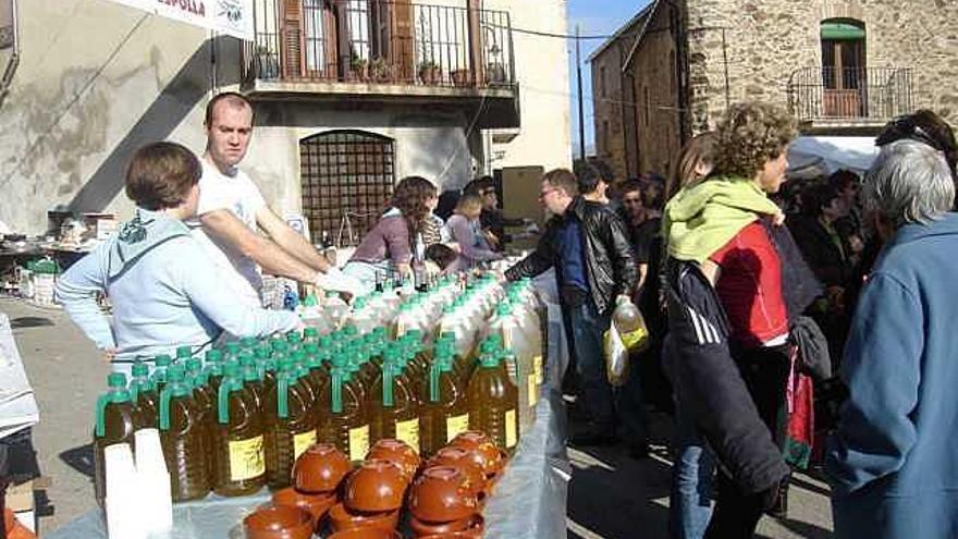 La Fira es fa en els carrers del poble.