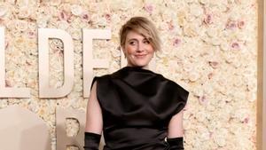 Greta Gerwig, la directora de Barbie, en los Globos de oro 2024