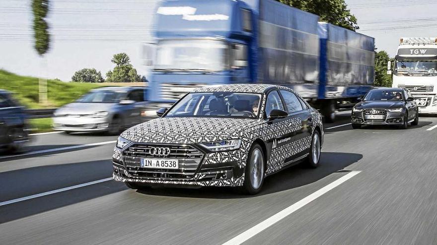 El asistente a la conducción del nuevo Audi A8, el primero de nivel 3