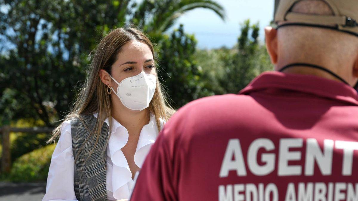 María Rodríguez Acosta, consejera de Medio Ambiente del Cabildo de La Palma.