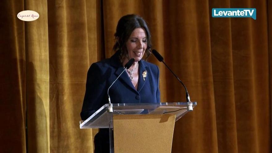 Exaltaciones Falleras | Cuchita Lluch, mantenedora de la Fallera Mayor Infantil de València