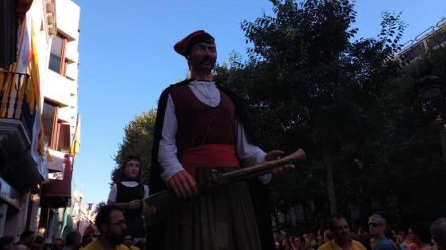 La cercavila de gegants va ser un altre dels plats forts de la celebració