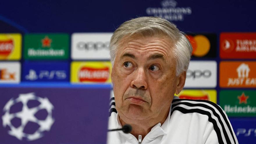 Ancelotti, en la previa del duelo ante el Liverpool: "Ver a Vinicius hoy es un gusto como ver a Pedri, Gavi..."