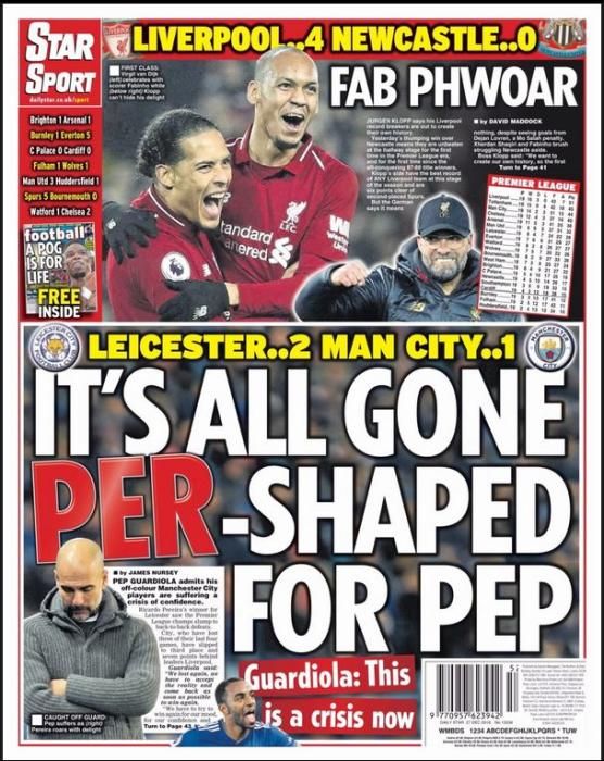 Portada STAR SPORT jueves 27 diciembre 2018