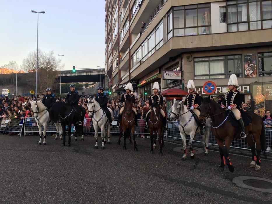 Las imágenes de la Cabalgata de Reyes de Vigo 2019