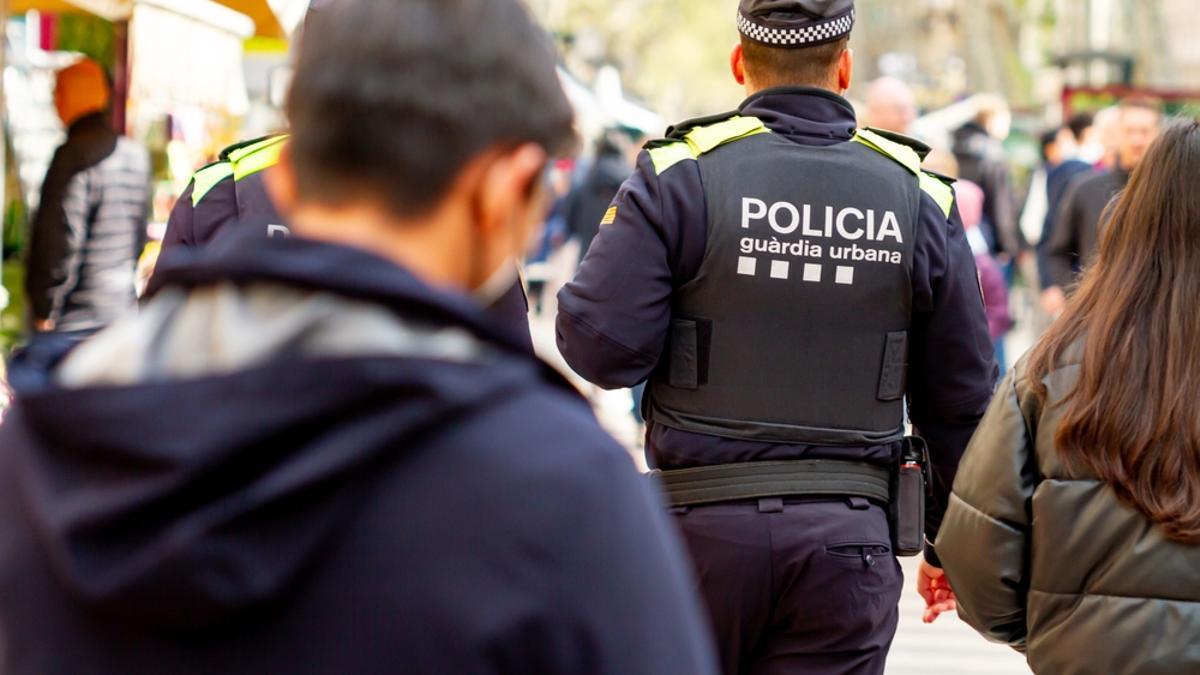 Guardia Urbana en Barcelona