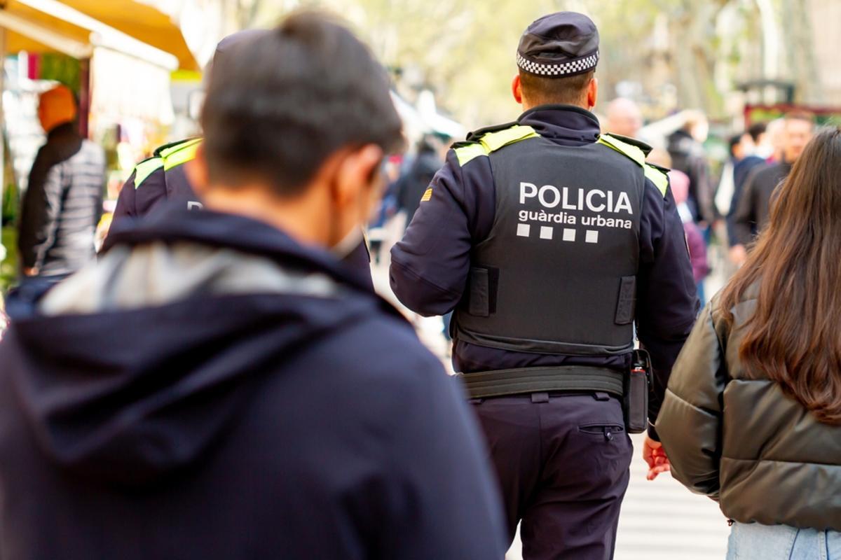 Guardia Urbana en Barcelona