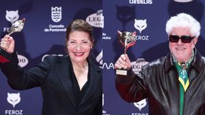 Emma Vilarasau y Pedro Almodóvar claman contra el juez de Elisa Mouliaá en los Premios Feroz