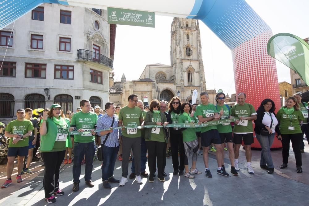 Carrera contra el cáncer en Oviedo