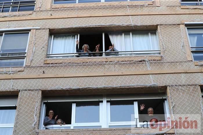 Viernes de dolores: Aplausos y salves a la patrona en Cartagena durante el confinamiento