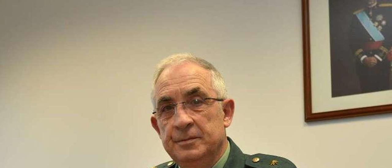 José Corral Peón, comandante de la Guardia Civil. // Gustavo Santos