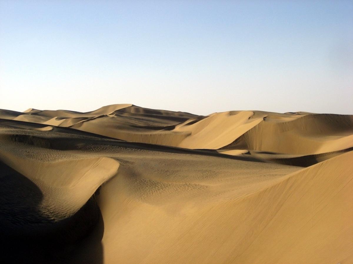 Desierto de Taklamakán, en China.