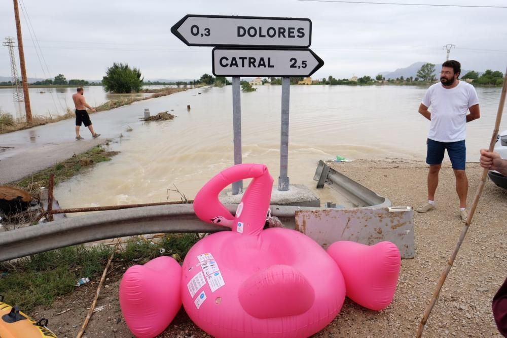Las imágenes de las inundaciones en Almoradí y Dolores