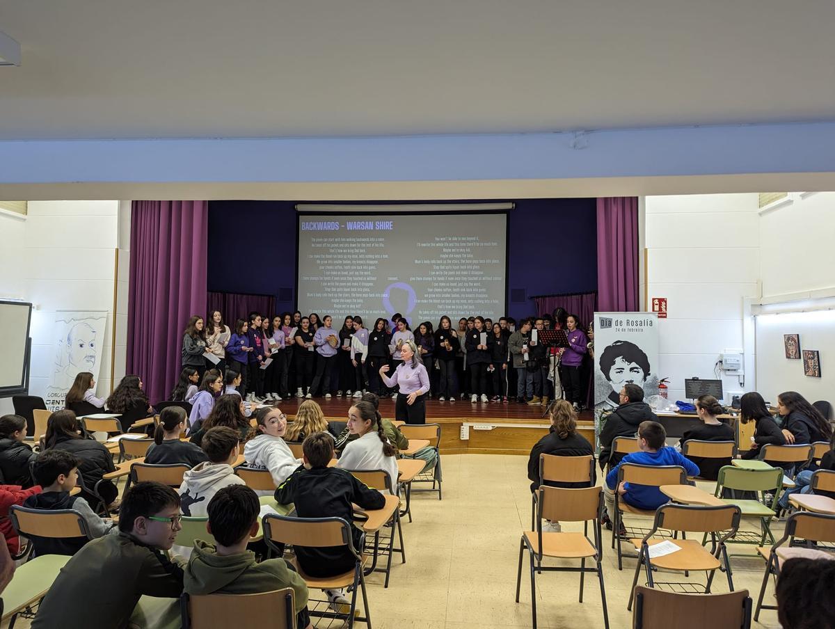 El instituto Laxeiro organizó dos sesiones para sus estudiantes de Secundaria.
