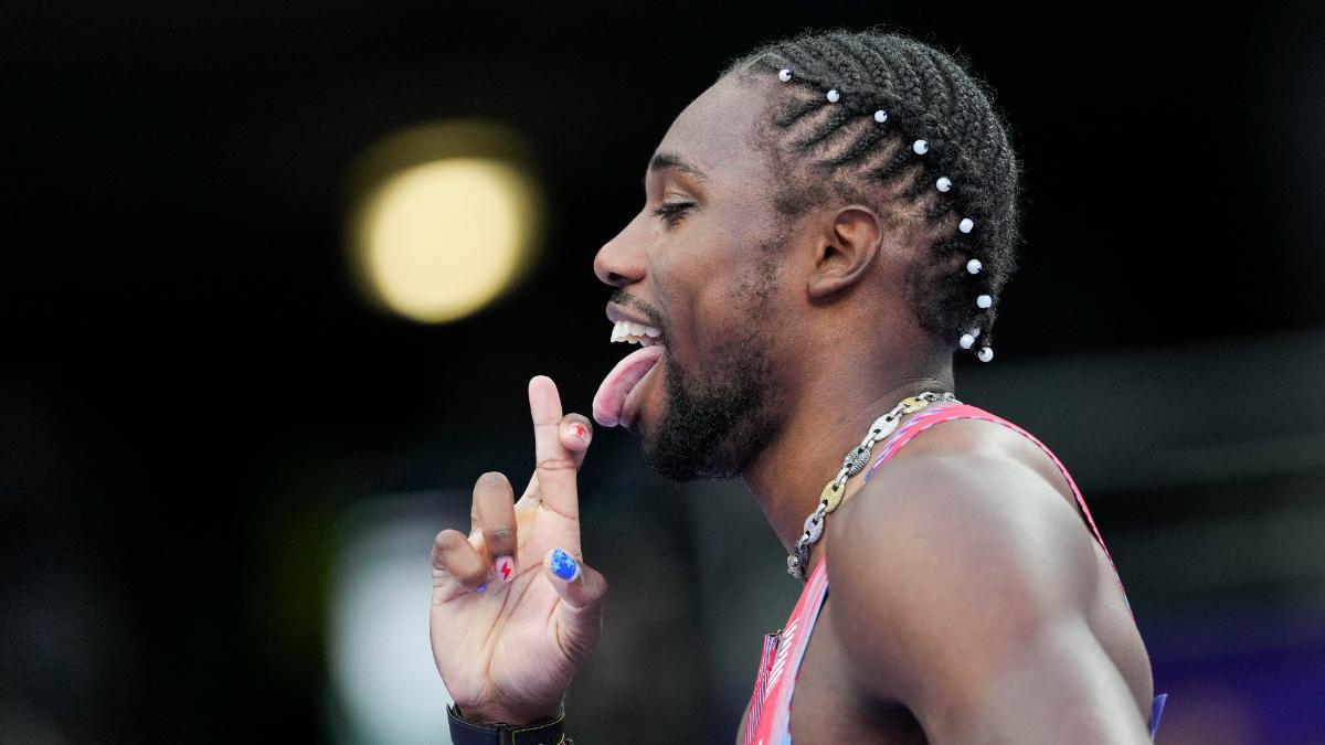 Noah Lyles se sigue divirtiendo en los Juegos de París