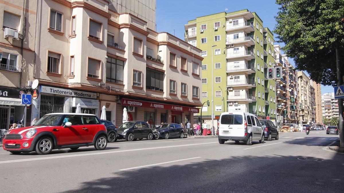 Imagen de la avenida Antonio Hurtado, lugar en el que ocurrió el accidente este miércoles.