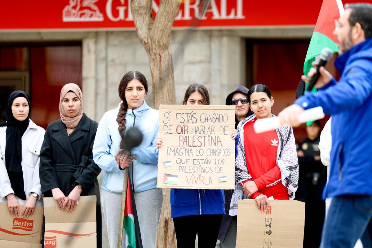 La concentración por Palestina en Ibiza, en imágenes