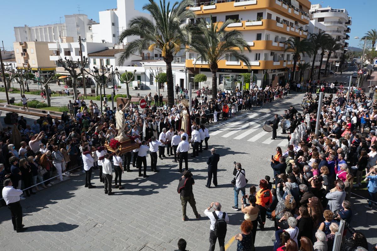 Semana Santa de Ibiza: Santo Encuentro en Santa Eulària en el Domingo de Pascua