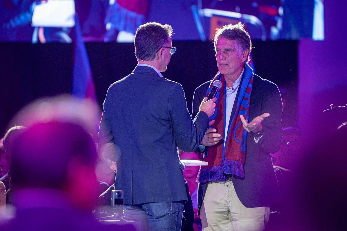 Jaume Guardiola, exconsejero delegado del Banco Sabadell, en el acto de lanzamiento de la campaña Nosaltres.