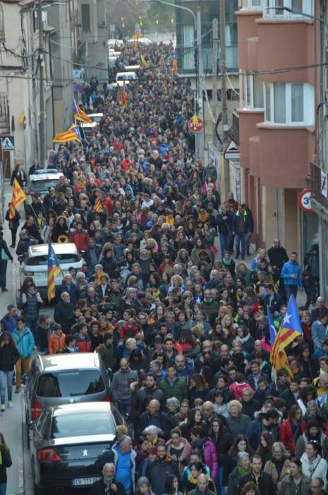 Berga omple els carrers amb una de les mobilitzaci