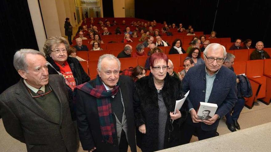 Fernando y Araceli Filgueira, Xesús Alonso Montero, Mari Lires e Carlos Valle. // G.S.