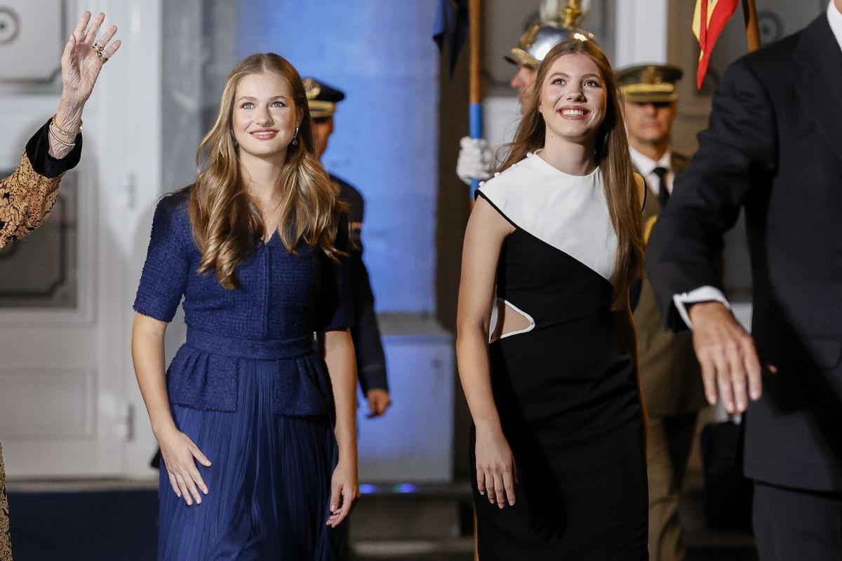 La princesa Leonor y la infanta Sofía en los Premios Princesa de Asturias 2023