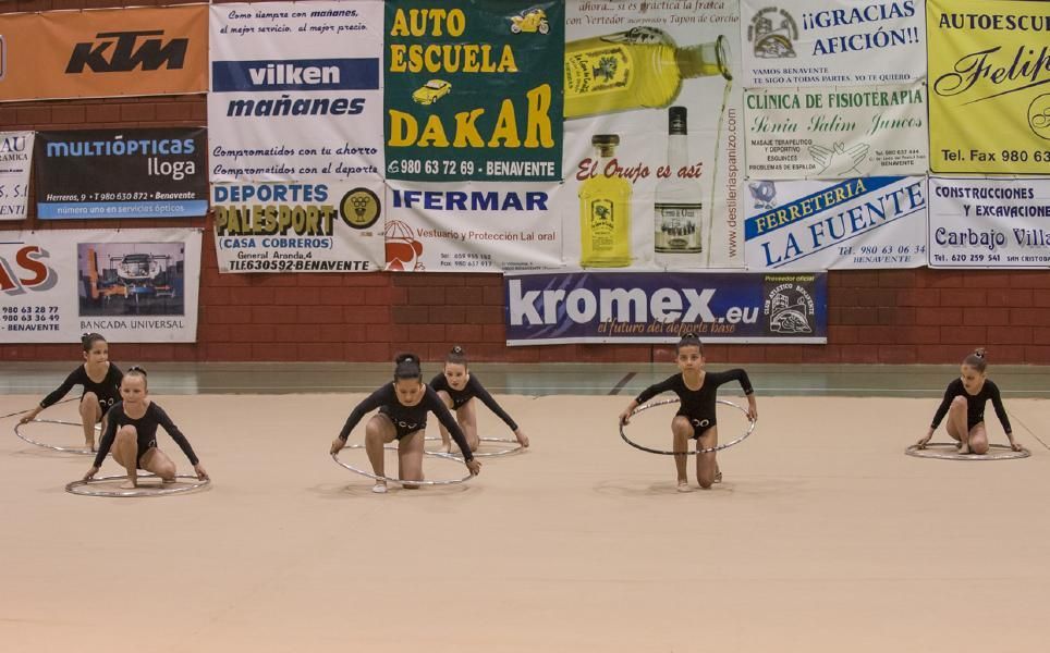 Exhibición de la Escuela de gimnasia rítmica