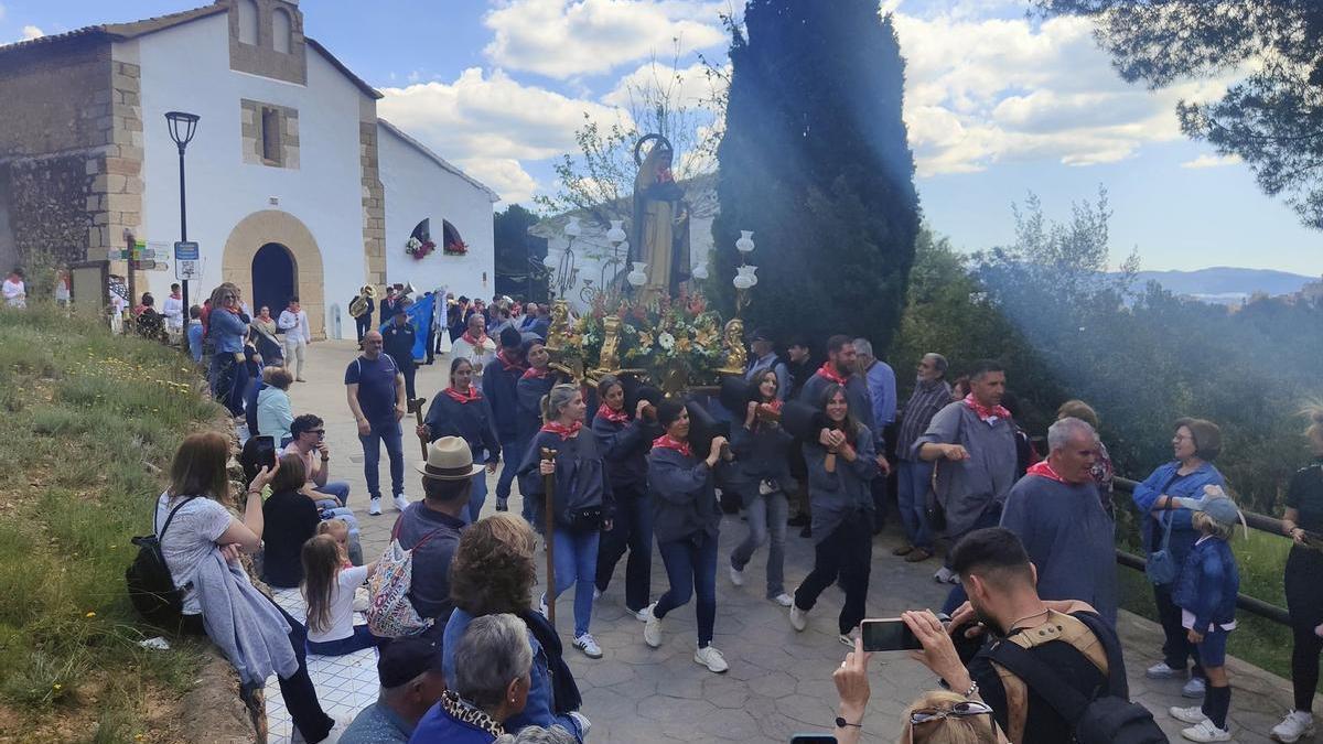Imagen de la bajada desde el ermitorio de Sant Vicent.