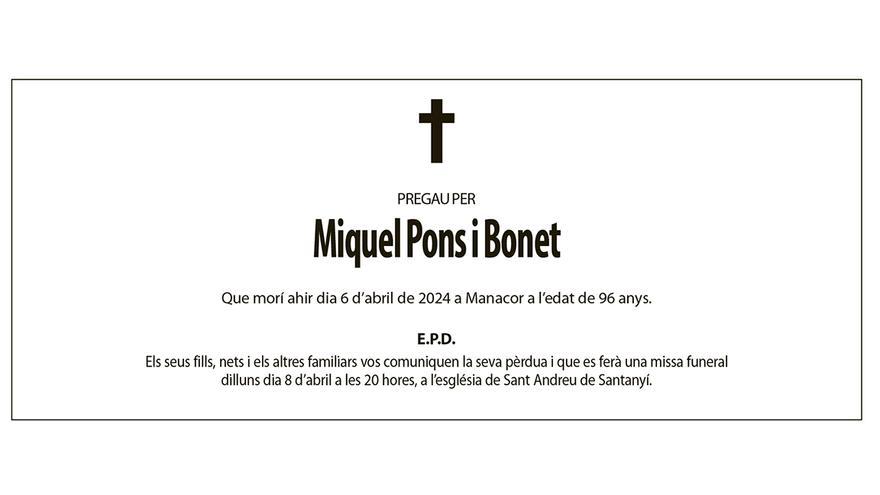 Miquel Pons i Bonet