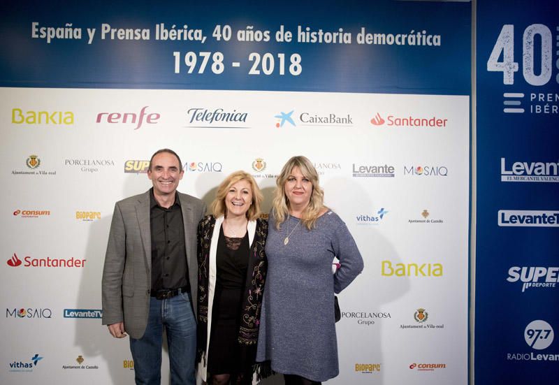 Photocall de la gala del 40 aniversario de Prensa Ibérica en Levante-EMV