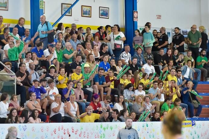 07-04-2019 TELDE. Ida de las semifinales de la Challenge Cup entre el Rocasa de Gran Canaria y el Kristianstad Handboll de Suecia  | 07/04/2019 | Fotógrafo: Andrés Cruz