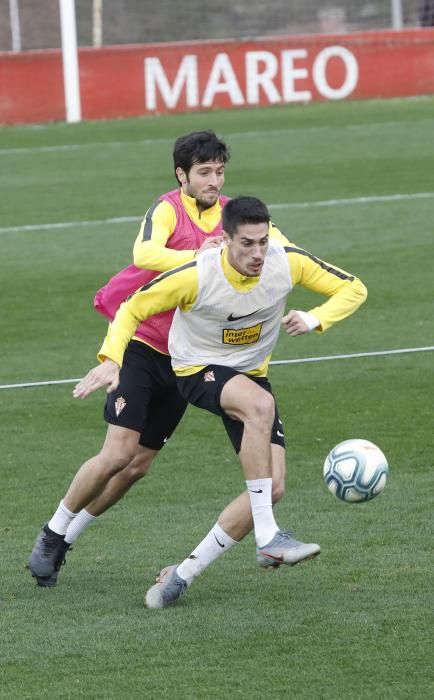 Entrenamiento del Sporting