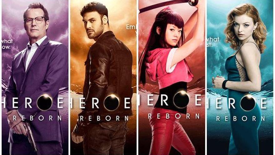 Alguns dels protagonistes de &#039;Heroes Reborn&#039;.