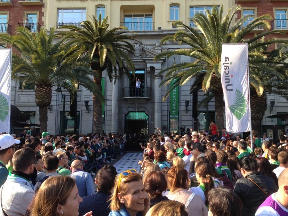 Málaga se lanza la calle para celebrar la EuroCup