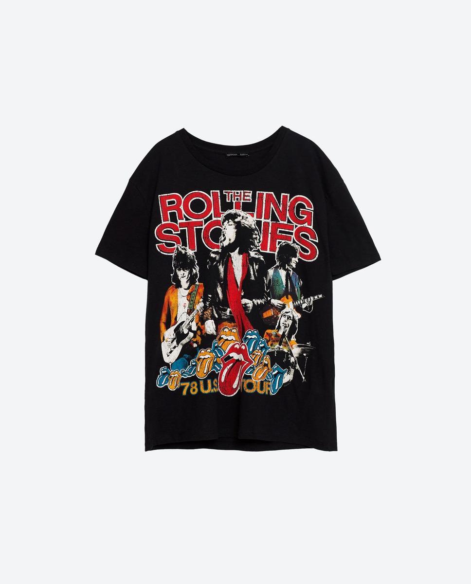 Camiseta Rolling Stone de Zara (15,95€)