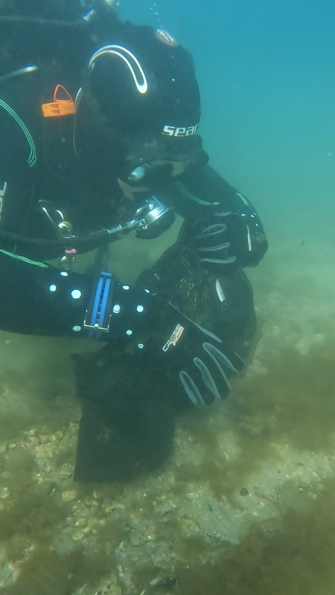 "Recuperación do Morrazo Somerxido", una iniciativa del Centro de Buceo Rías Baixas