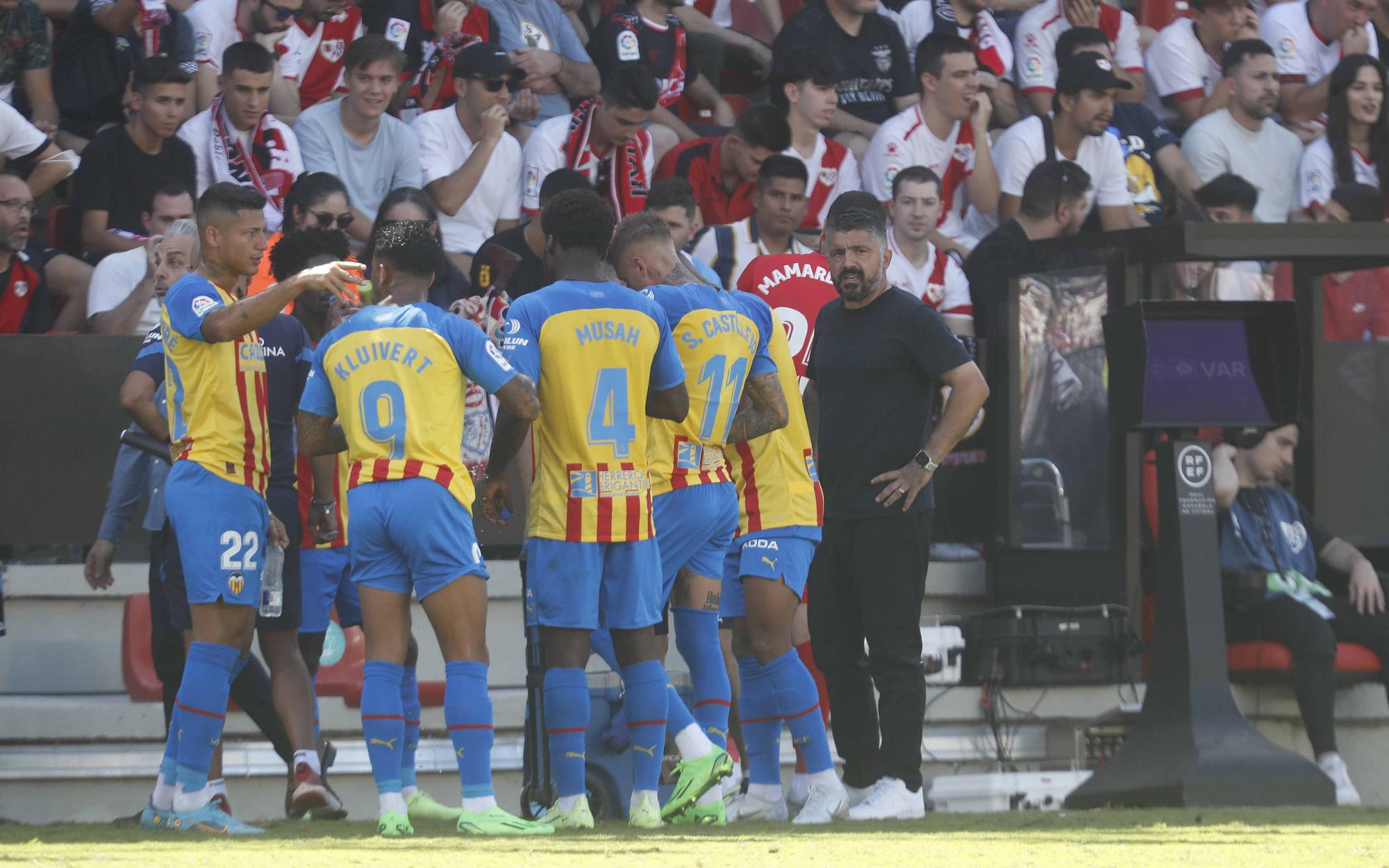 El Rayo - Valencia, en imágenes