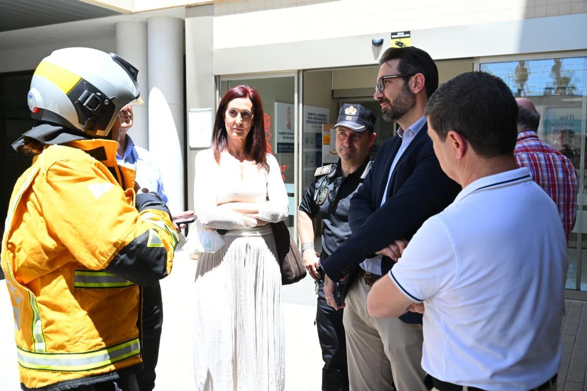 Incendio en el Hospital de Torrevieja