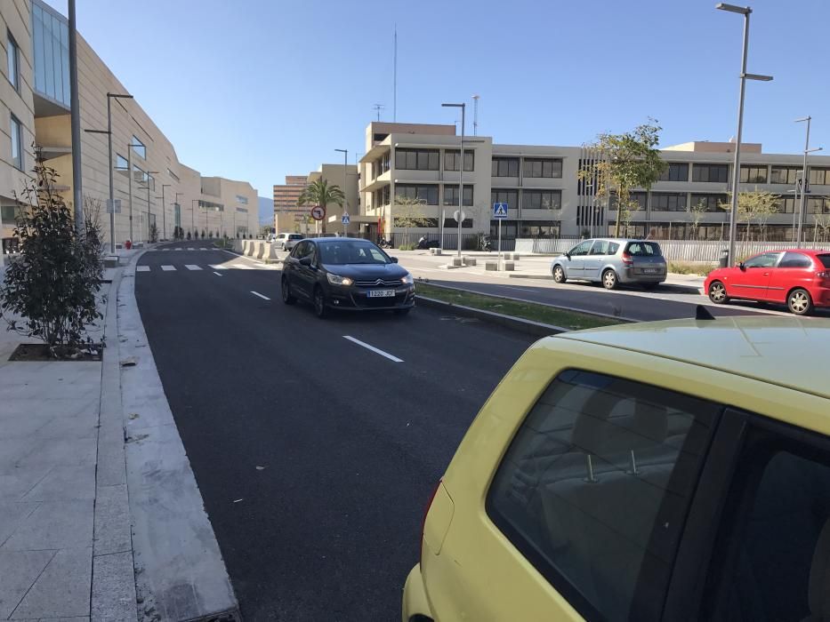 Cort abre al tráfico la calle Felià Fuster de Palma