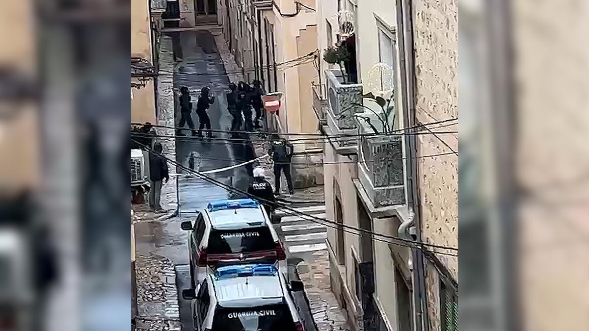 La Guardia Civil detiene a un hombre que se había atrincherado en Sóller con su madre como rehén