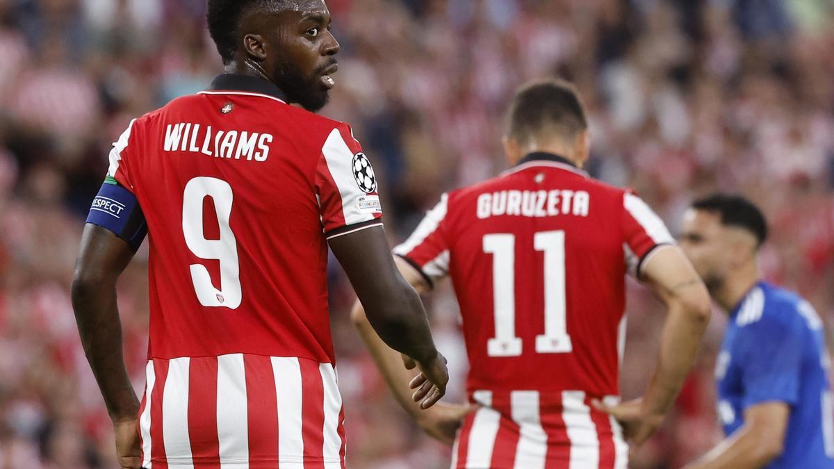 Iñaki Williams, en un partido del Athletic.