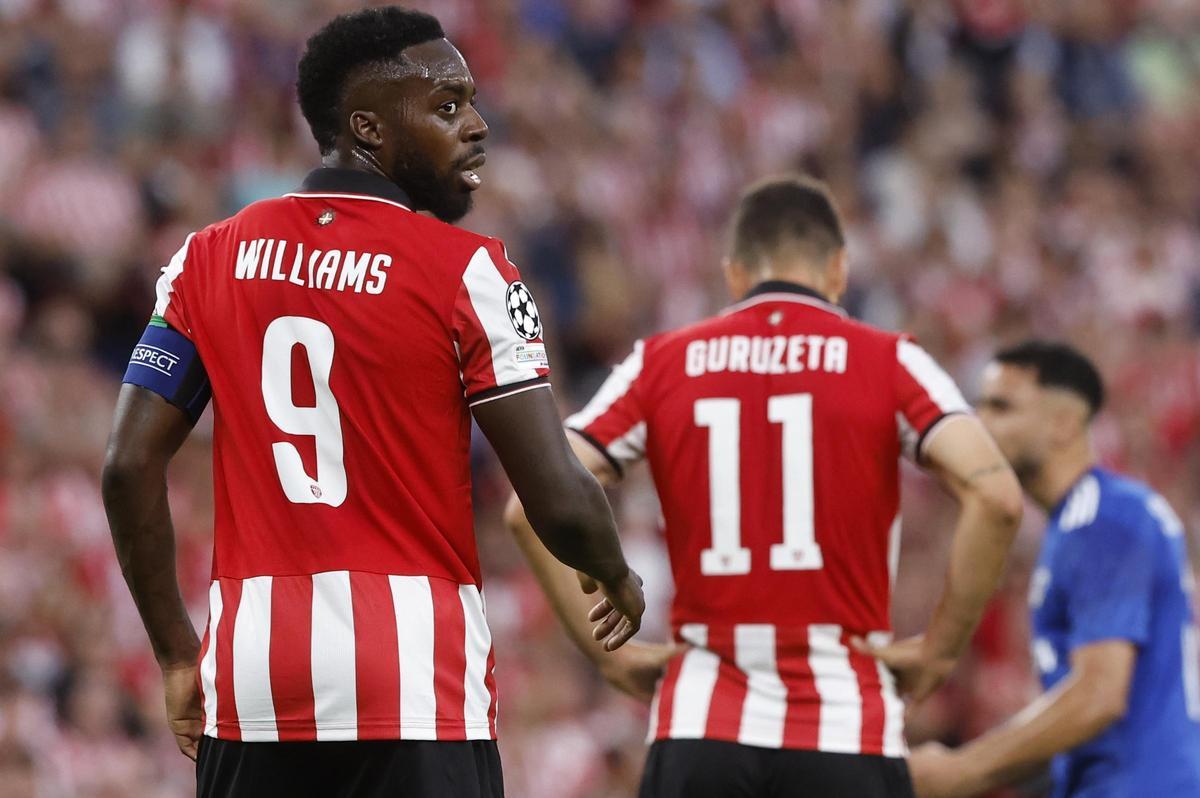 Iñaki Williams, en un partido del Athletic.