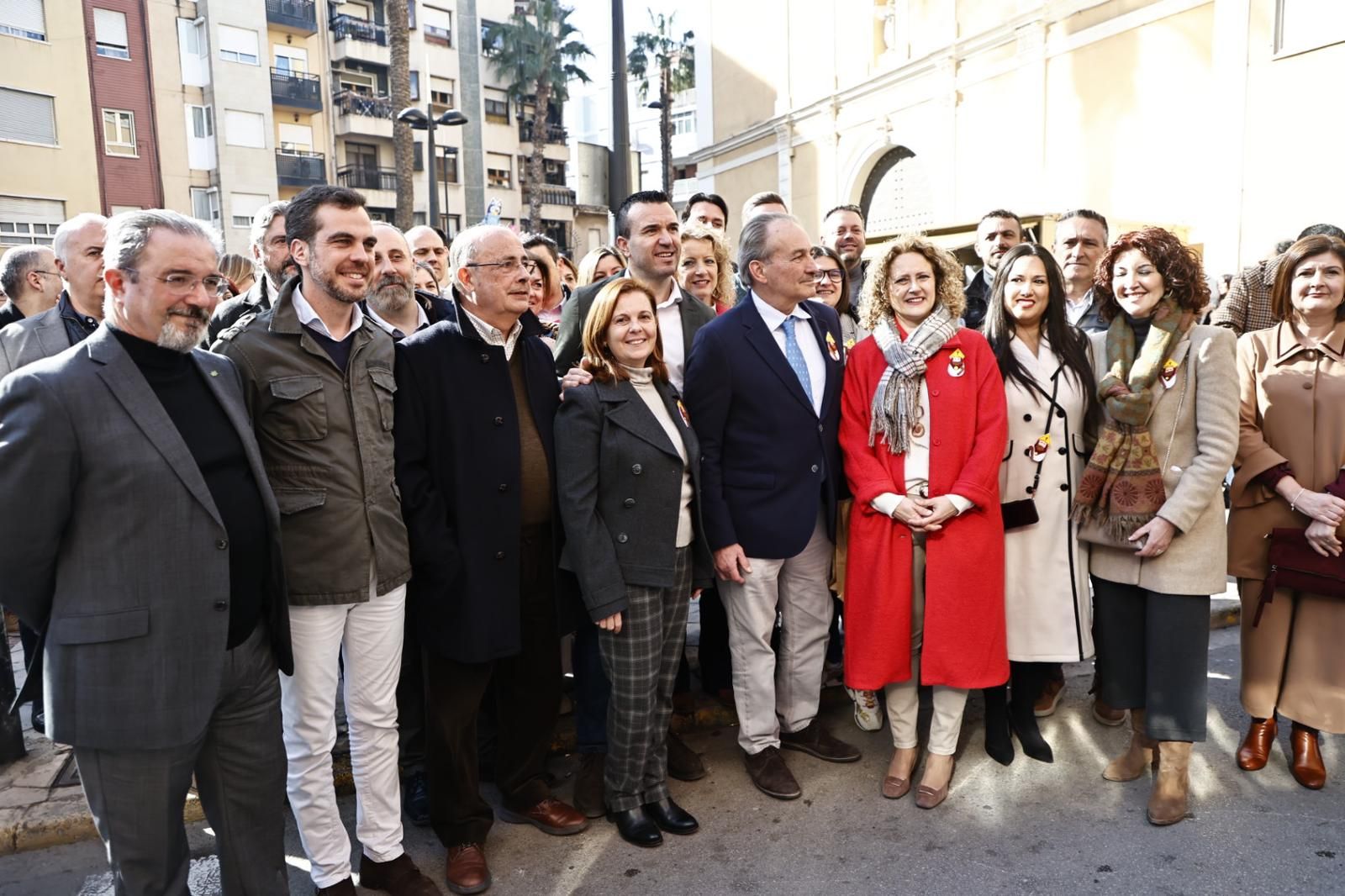 Almuerzo y paseíllo del PP y Vox en la Feria de Sant Blai en Torrent